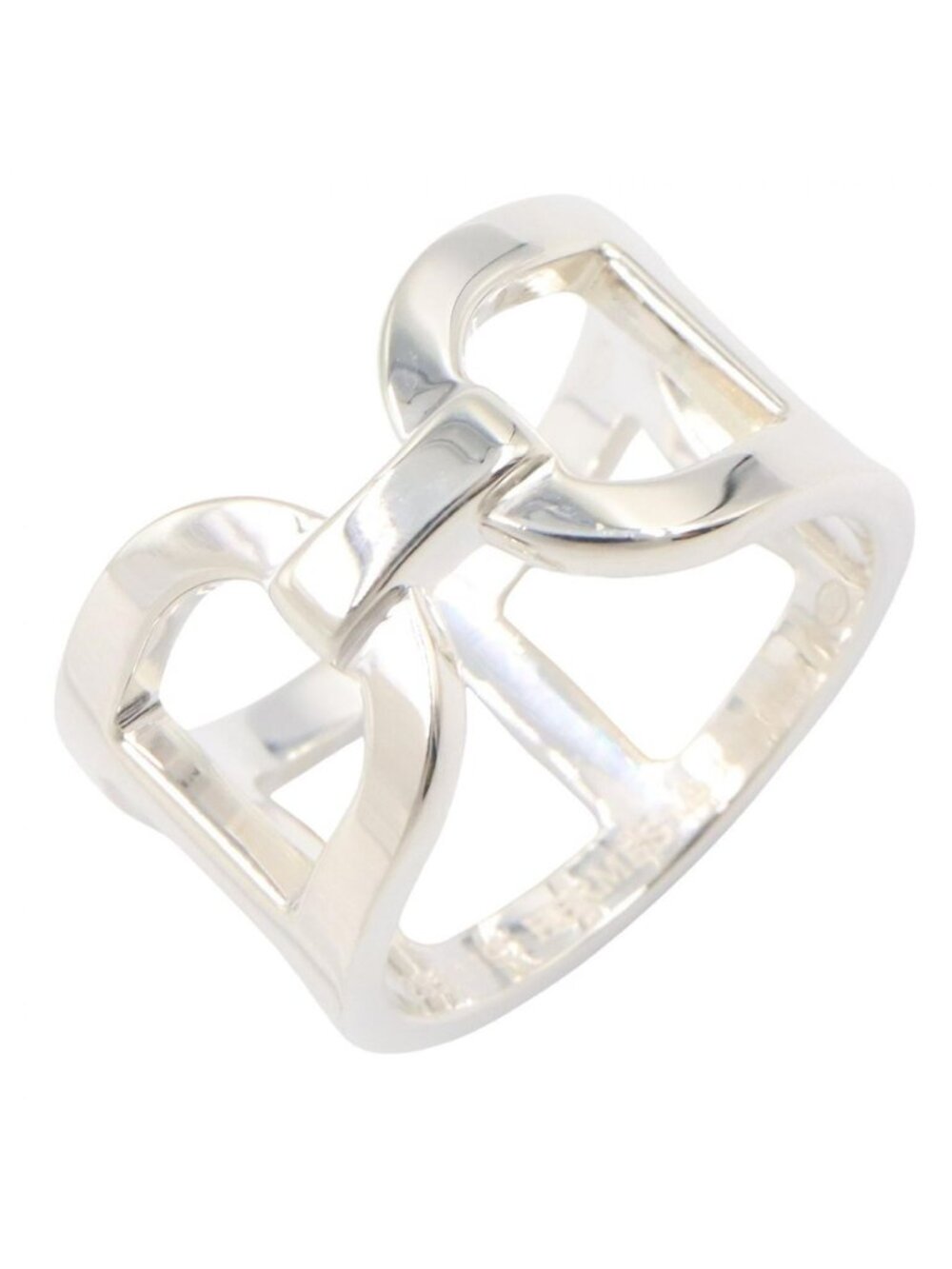 Hermes Ring Ever Chaine D'ancre 925 Sterling Silver